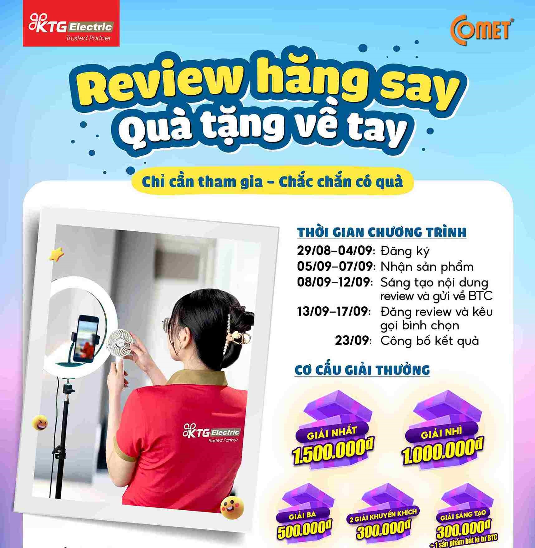 Cuộc thi Review sản phẩm – Gắn kết nội bộ KTG Electric