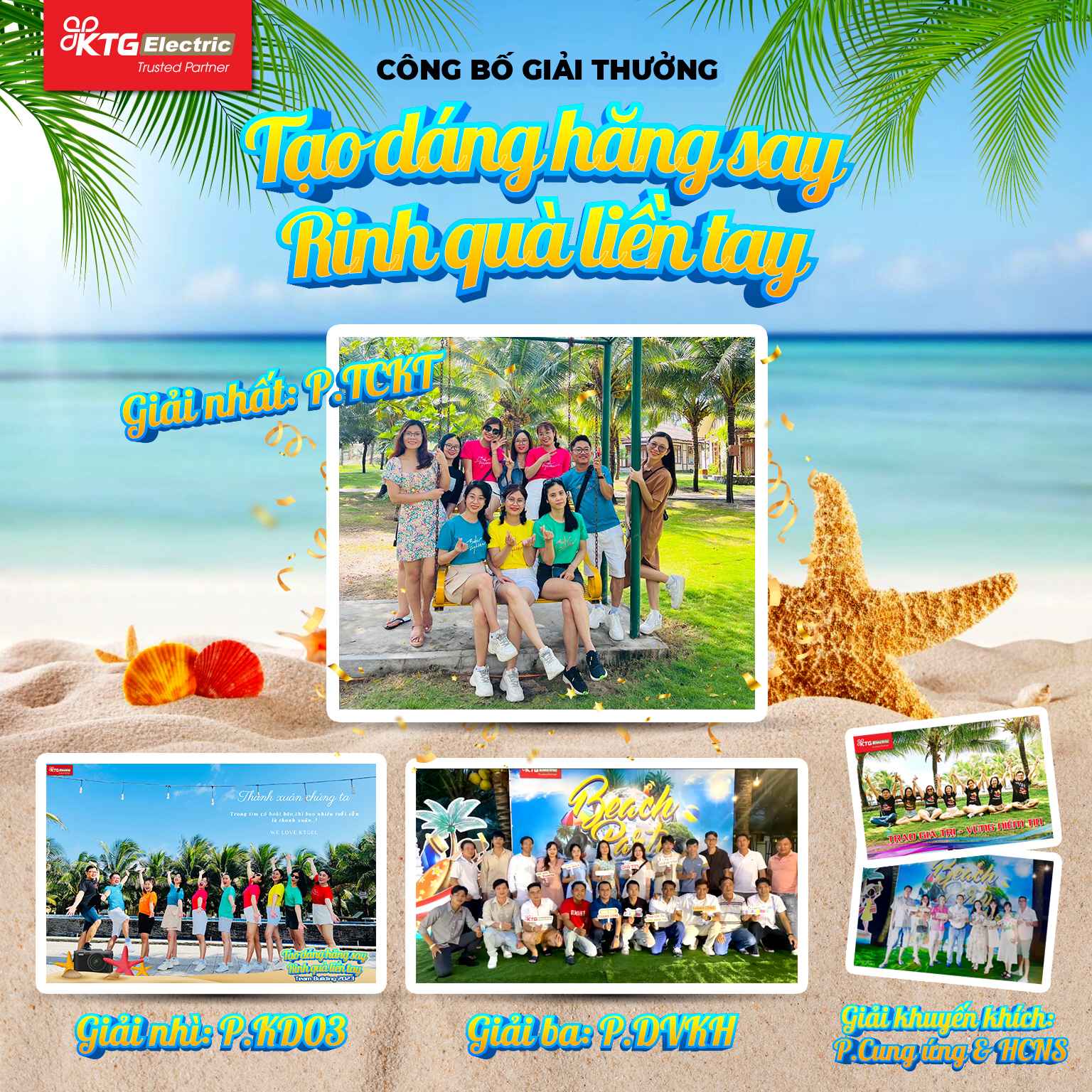 Kết quả cuộc thi ảnh team building KTG Electric