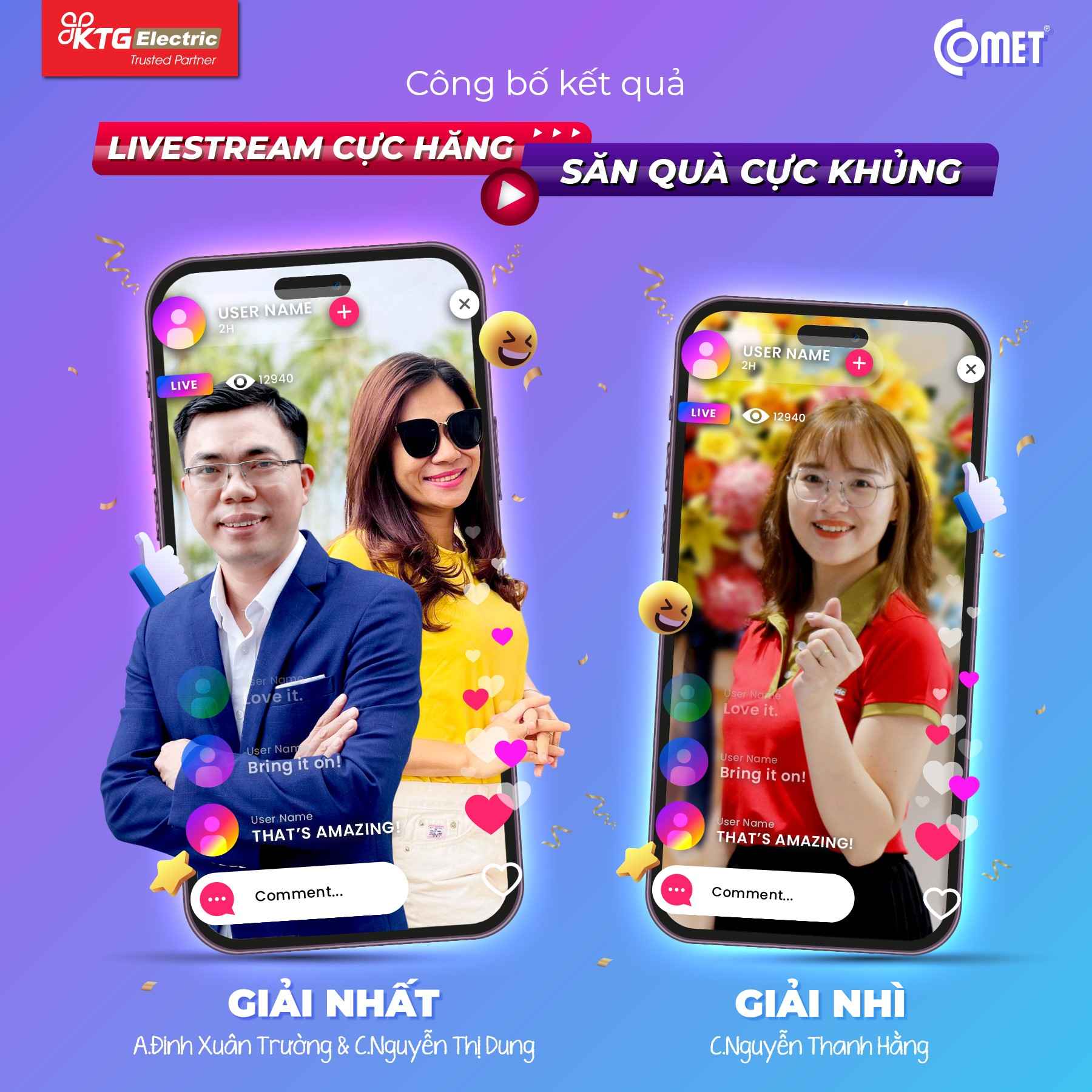cuộc thi Livestream sản phẩm- nội bộ nhân viên KTG Electric